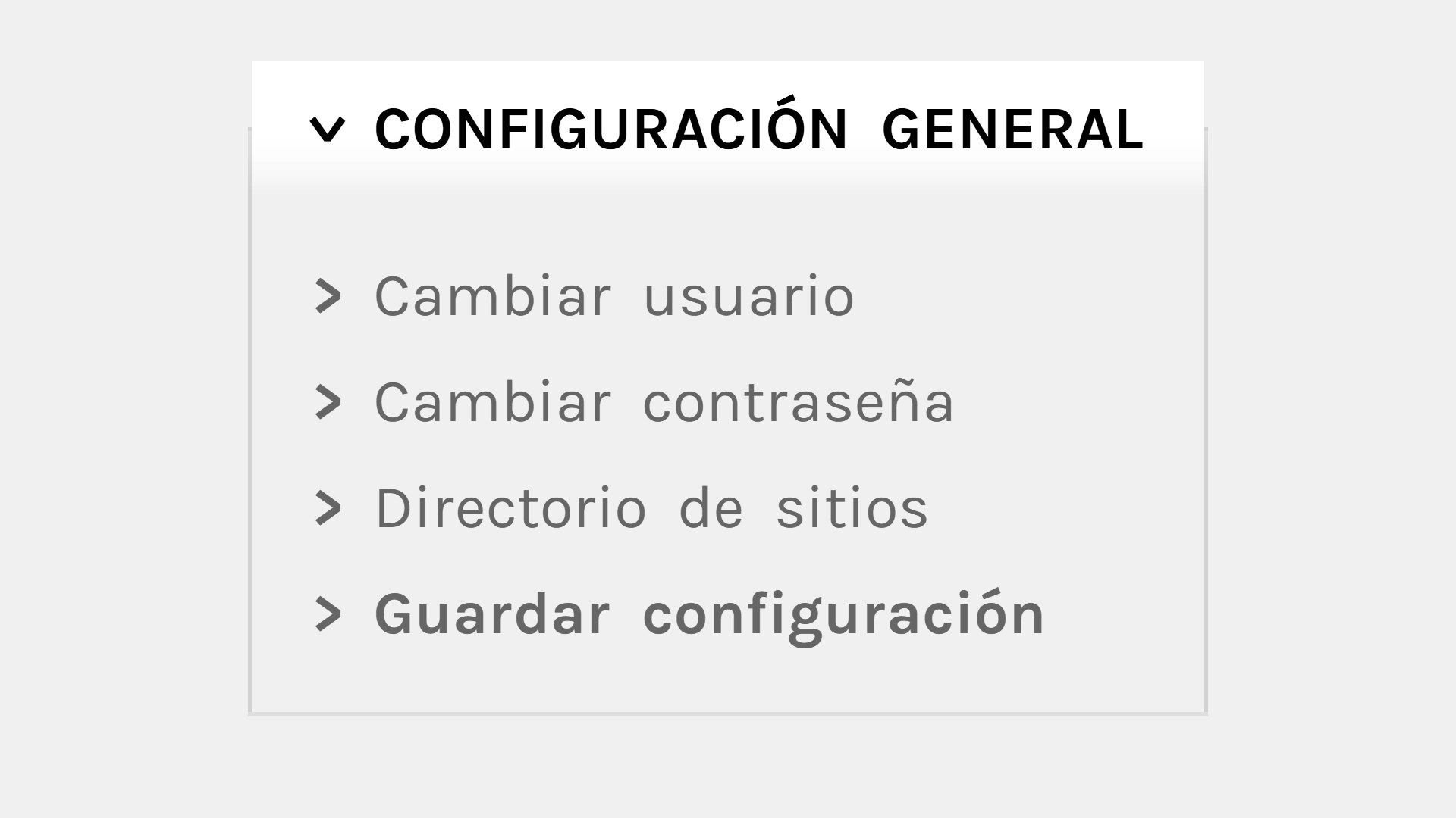 Imagen de Configuración general