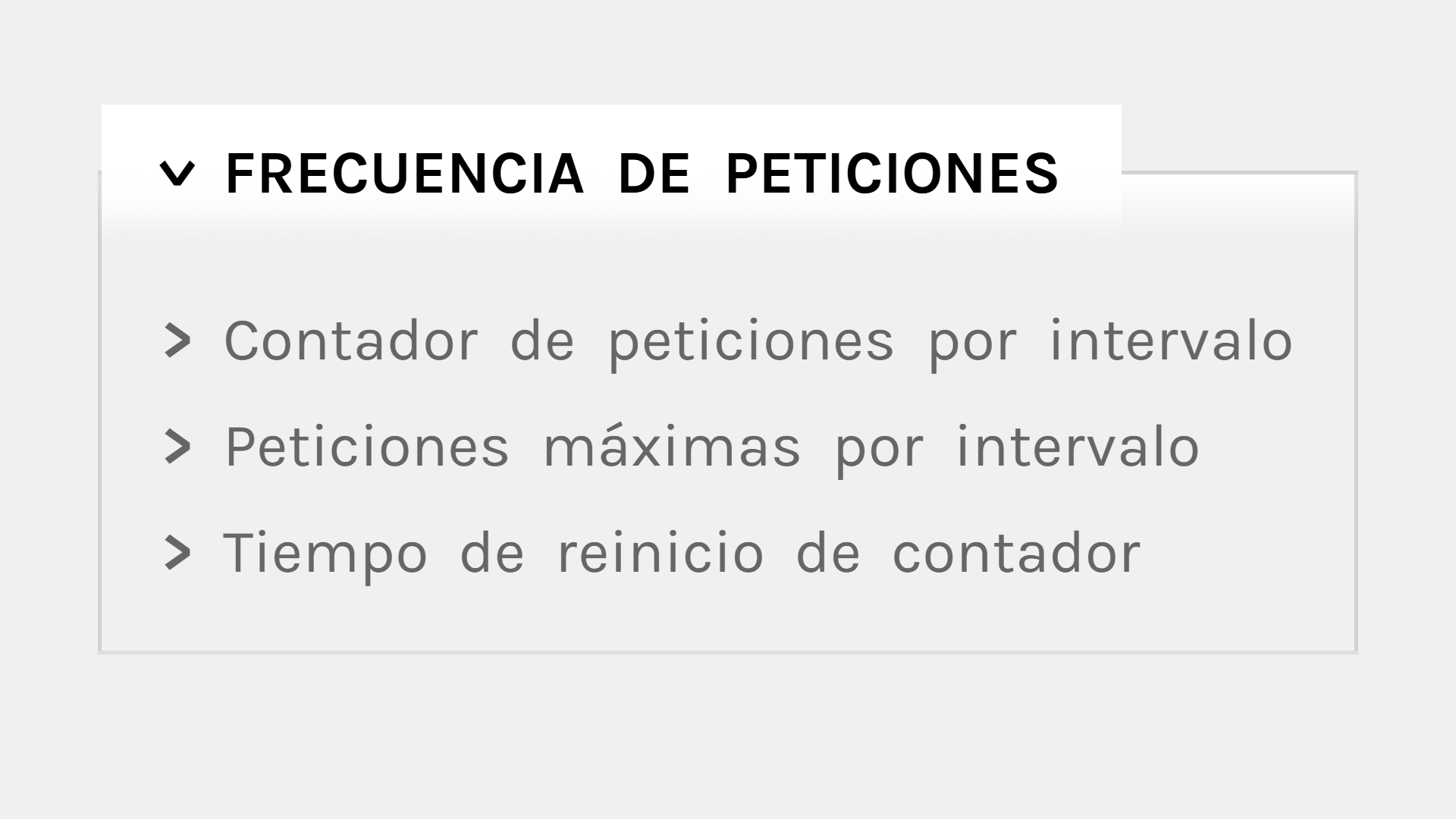 Imagen de Frecuencias de peticiones