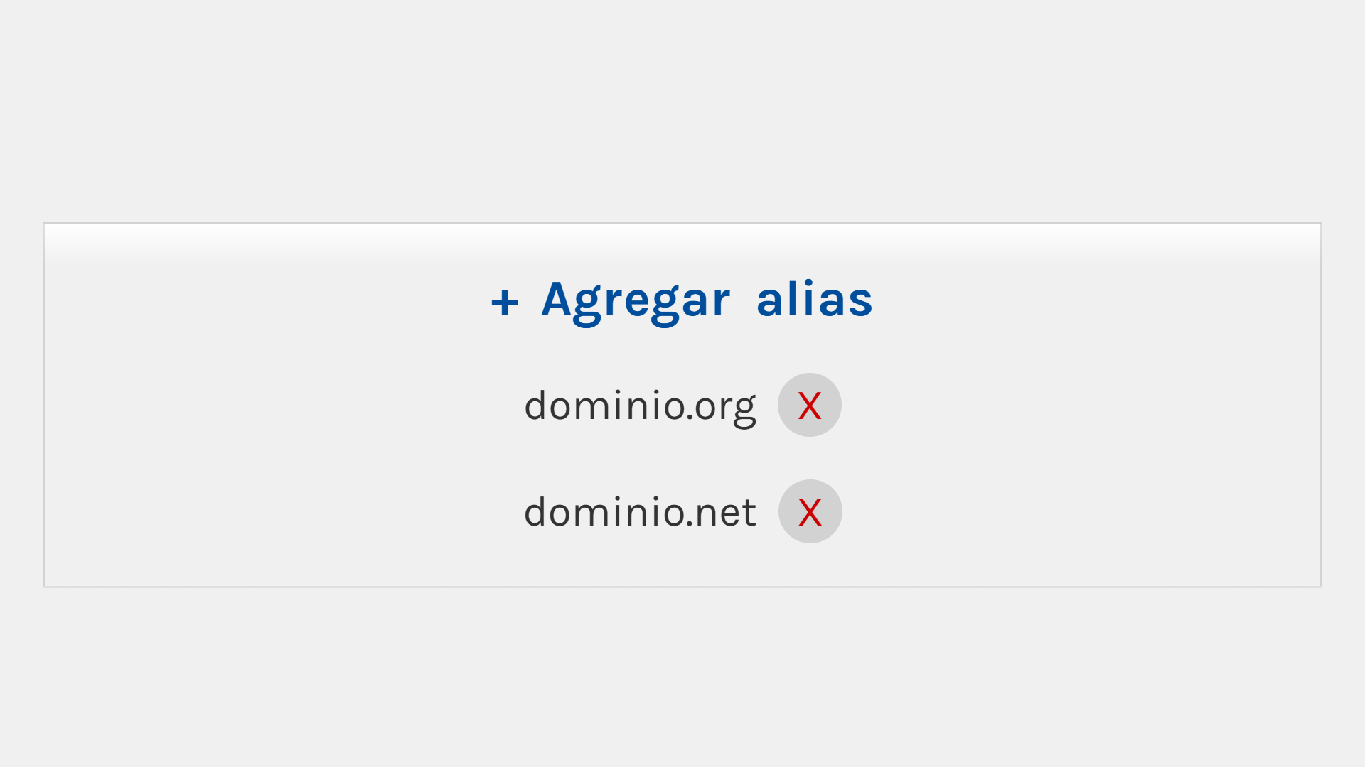 Imagen de Agregar alias